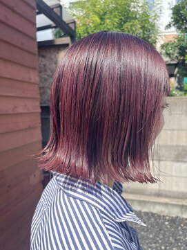 ランプヘアーデザイン(LAMP HAIR DESIGN) 【大森智博】BOB×カシスカラー