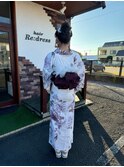ボリュームアップヘア 着物 和装 祭り 着物