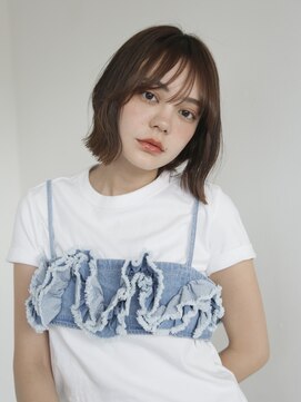 エヌ トーキョー(enu TOKYO) ボブ/外ハネ/ナチュラルブラウン/髪質改善