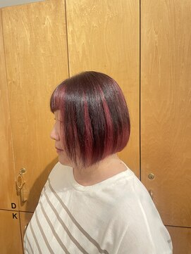 トラ バイ プティパ(Tora by petit pas) インナーカラー×ピンク！