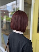 マシェリ(ma cherie)&nbsp;ボルドーピンク×ボブ