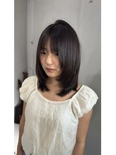 オール(Oar) ☆レイヤーカット×地毛風艶ブラウンカラー