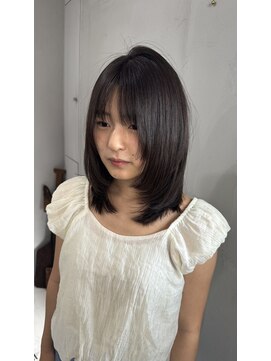 オール(Oar) ☆レイヤーカット×地毛風艶ブラウンカラー