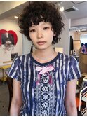 ショートのハードパーマ