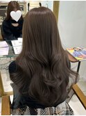 チョコブラウン  アッシュブラウン  透明感カラー