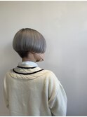 憧れのハイトーンカラー☆マッシュショート♪