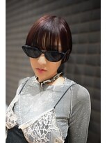 キジ(KIJI) ミニボブ/ショートボブ/コンパクトボブ/レッド/レッドブラウン