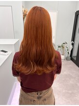 ミッシュバイアーバン(misch by urban.) オレンジベージュ/ロングヘア