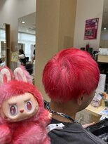 デザイニングヘアードゥ(designing hair Deux)&nbsp;ラブブヘア　【ラブブ/ラブブヘア/ラブブカラー/ピンク/レッド】