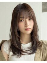 hum 立川【ハム】髪質改善・酸性ストレート・縮毛矯正 ココアベージュ/オリーブグレー/小顔/黒髪[立川/髪質改善]