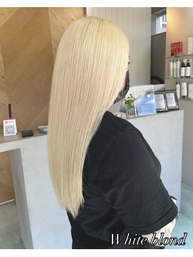 エイト 沖縄豊崎店(EIGHT toyosaki) 【EIGHT 豊崎】お客様スタイル_ホワイトブロンド