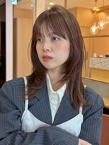 ラフ フロム ガーデン(Laf from GARDEN)&nbsp;ミディアム/レイヤーカット/顔周りカット/透明感カラー