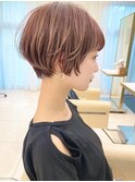 ショートボブ髪型20代30代40代50代前髪あり前髪無し丸顔表参道