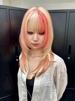 ヌル 神宮前店(Null)&nbsp;セクションカラー/ルーツカラー/ブリーチデザインカラー/ウルフ
