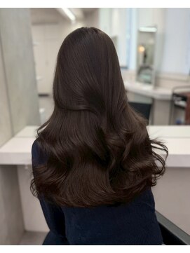 ベレーザ 川越(Beleza) ba19687_ダークブラウンブリーチなし透明感カラーワンホンヘア艶