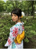 大人の女性浴衣スタイル