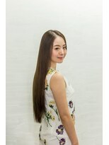 ラテルネ 名駅店(Laterne)&nbsp;美髪ストレート/艶ストレート/ハニーベージュ/センターパート