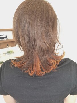 ヘアーアトリエギフト(Hair Atelier Gift) オレンジカラー