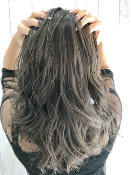 シエル 立川店(CIEL) 【CIEL原田】パールグレージュ×セミディ×ツヤカール