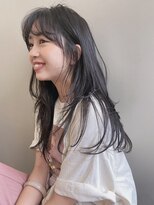 エマエコル(Emma ecole)&nbsp;Emma  ecole シースルーバング×透明感ブルージュ by.高橋