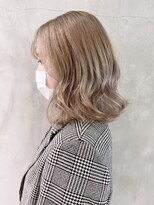 アイティーバイアルバム 八王子店(IT by ALBUM) ベージュミディ_マロンベージュAラインボブ_ba318212