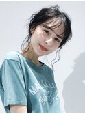 ラフアレンジ_くびれヘアビタミンカラーメルティカラー_38738