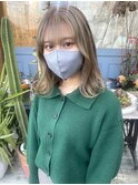 透明感ミルクティーベージュ