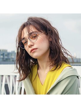 イミ(imi) 大人ミディアム/ココアベージュ/似合わせカット/髪質改善[登戸]