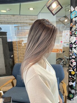 ラフ(LAFF) #黒髪#ボブルフ#ネビージュ#小顔#ワンレン