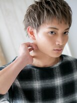トニーアンドガイメン ホテル京阪仙台店(TONI&GUY MEN) 外国人風ブロンドヘアカラーの束感フェザーショートe仙台