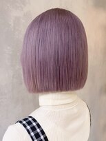 アルバム 渋谷パルコ(ALBUM)&nbsp;スケルトンパープルボブ_チェリーブラウンフェミニン_ba370501