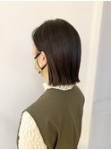 白髪染め 外ハネボブ 地毛風カラー