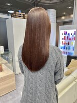 ジーニー 横浜(giinii) 圧倒的艶髪_ブリーチなしダブルカラー_美髪ピンクブラウン横浜