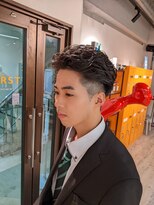 コワファーストナガサキシャンプーボーイ(COIFF1RST NAGASAKI SHAMPOO BOY)&nbsp;宮城リョータ風×スパイラルパーマ