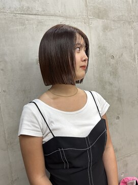 ソルトウォーター(SALT WATER) オレンジブラウン ミニボブ