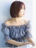 天神【BIRTH】ピンクベージュ×マチルダボブ×ニュアンスカラー3