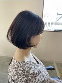 甘めボブ×オリーブベージュ