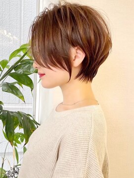 ハローバイシー 仙台(Hello by Sea) 前髪カットで小顔☆髪質改善◎縮毛矯正×ショート[仙台]