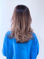 リコラックスビー 中百舌鳥(LICO LUXBE)&nbsp;グレージュハイライト＿外ハネレイヤー