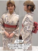 浴衣一式レンタル 浴衣番号 Y-20
