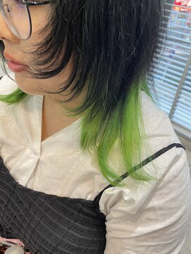 ファブ 千葉店(FaB) インナーカラー/夏カラー/グリーンカラー