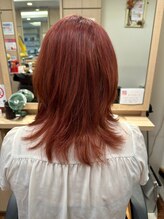 ビューティサロン シスター 暖色×ウルフスタイル
