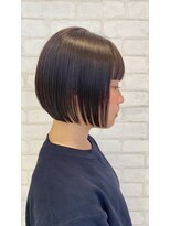 ビス ヘア アンド ビューティー 西新井店(Vis Hair＆Beauty)&nbsp;切りっぱなしちゅるボブ×小顔カット