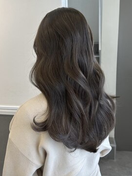 イオエ 心斎橋(ioe) 20代30代40代◎ツヤ髪ラベンダーグレージュ【髪質改善】