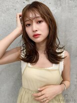 オーブ ヘアー ラトゥール たまプラーザ店(AUBE HAIR latour) 20代・30代_韓国風大人くびれ巻きヘア