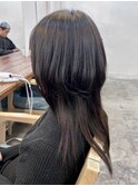 ★簡単で綺麗に見えるワンカールウルフカットブラウン