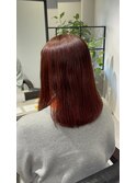 ブリーチなし/ピンクカラー/暖色カラー/ボルドーカラー/春カラー