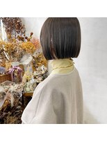 ミント(mint)&nbsp;短めミニボブにオリーブ！人気の組み合わせ！