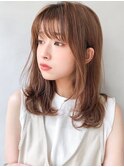 斜めバング外ハネボブ艶感美髪ホワイトブロンド#296f0313