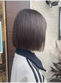 切りっぱなしボブ/ナチュラルブラウン/四街道【瀬戸山舞】